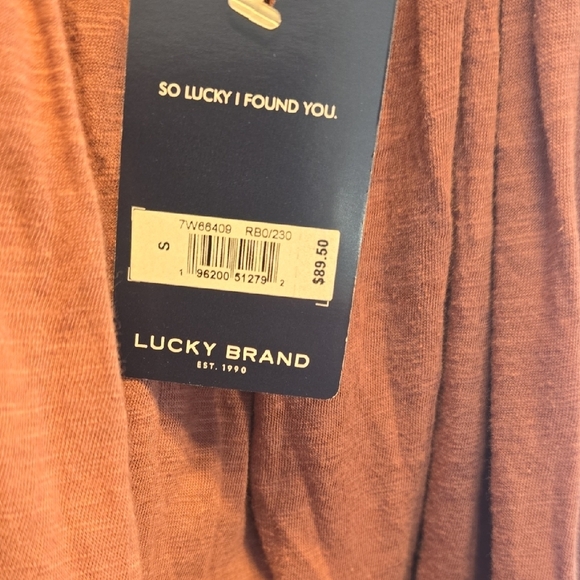 Women's Rust Lace-Up Top - Picture 2 of 5